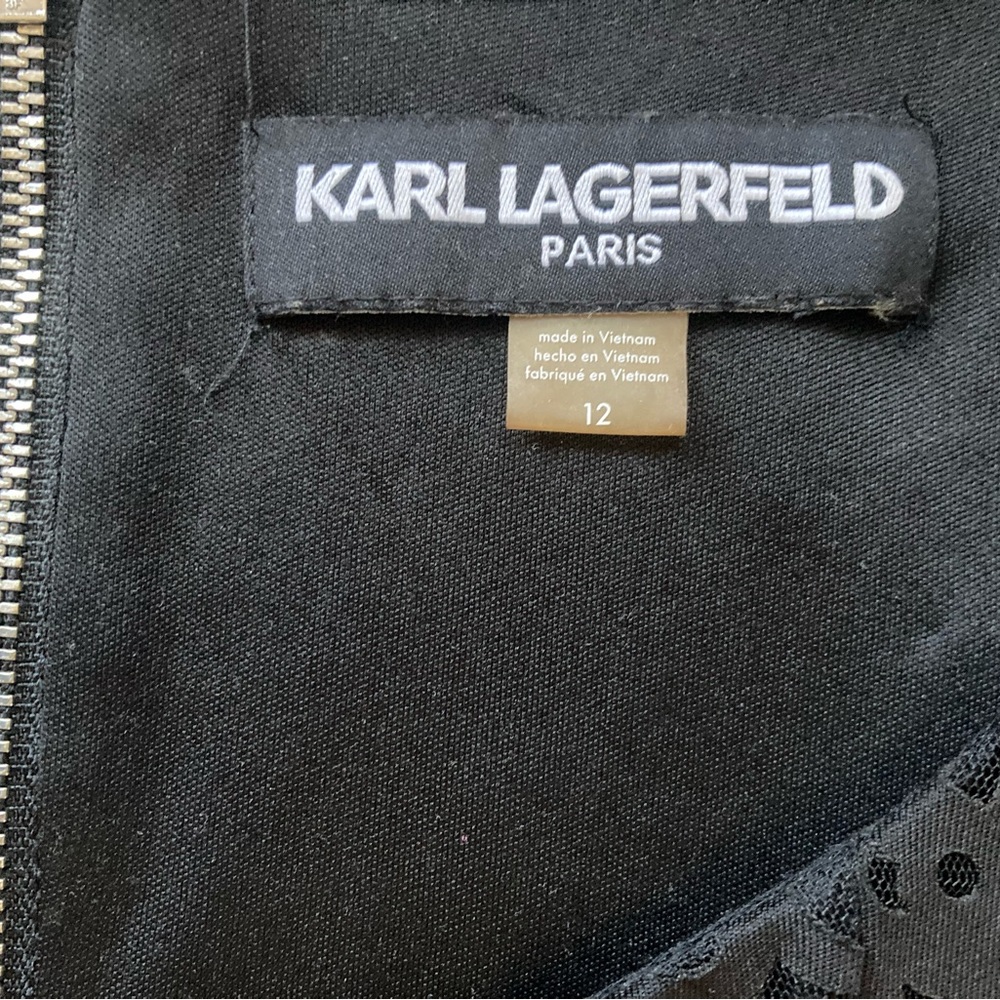 Black Karl Lagerfeld Dress